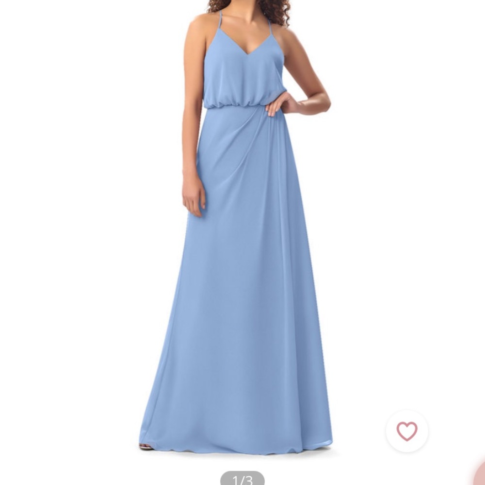 Azazie Patricia Dress Steel Blue